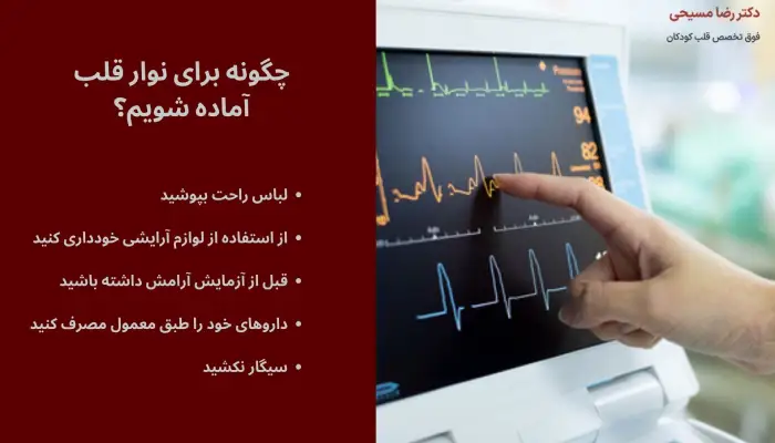 آمادگی برای نوار قلب