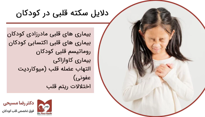 دلایل سکته قلبی در کودکان